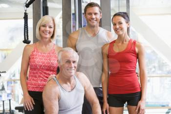 Royalty Free Photo of Couples at a Gym