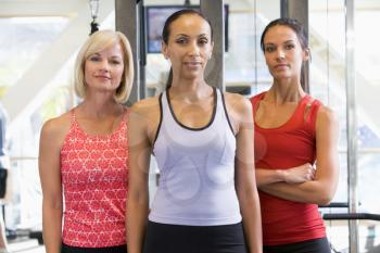Royalty Free Photo of Women at a Gym