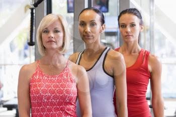 Royalty Free Photo of Women at a Gym