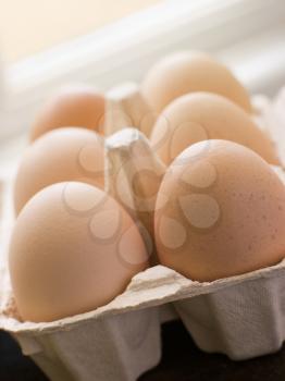 Royalty Free Photo of a Dozen Eggs