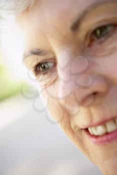 Royalty Free Photo of a Woman Close Up