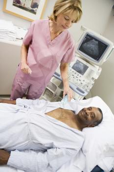 Royalty Free Photo of a Nurse and Patient