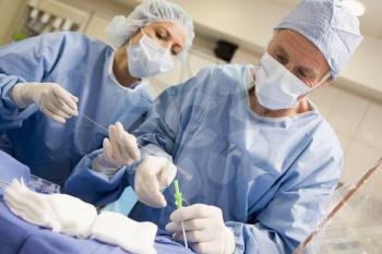 Royalty Free Photo of a Preparations for Surgery