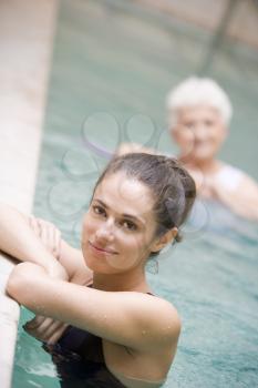 Royalty Free Photo of a Swimming Instructor