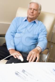 Royalty Free Photo of a Patient Being Monitored