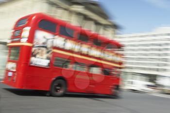 Royalty Free Photo of a Double Decker Bus in London