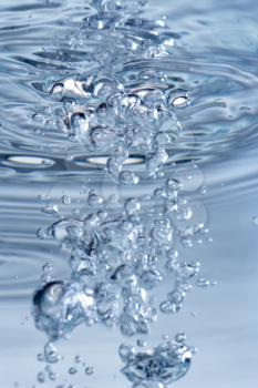 Royalty Free Photo of Bubble in Water