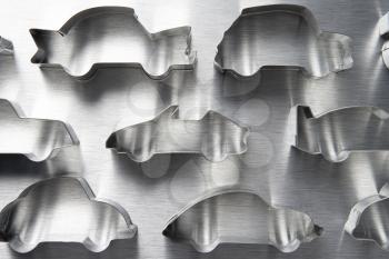 Royalty Free Photo of Car Shaped Cookie Cutters
