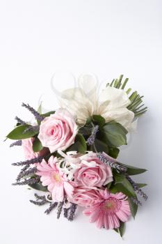 Royalty Free Photo of a Bouquet of Pink and White Flowers