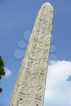 Royalty Free Photo of a Low Angle of Cleopatra's Needle