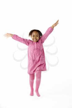 Royalty Free Photo of a Young Girl in Pink
