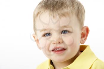 Royalty Free Photo of a Closeup of a Little Boy