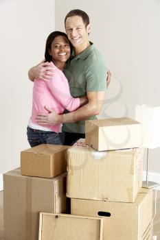 Royalty Free Photo of a Couple Moving