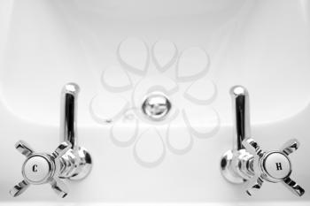 Royalty Free Photo of Sink Taps