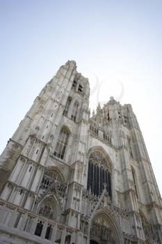 Royalty Free Photo of Saint Michael and St Gudula Cathedral in Brussels