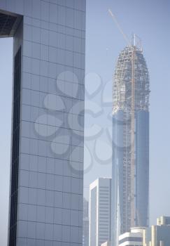 Royalty Free Photo of Building Construction in Dubai