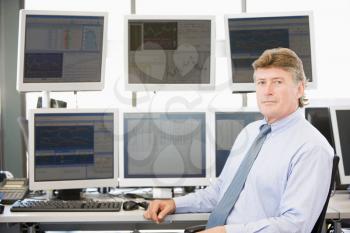 Royalty Free Photo of a Stock Trader