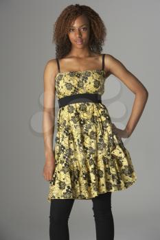 Royalty Free Photo of a Girl in a Sundress