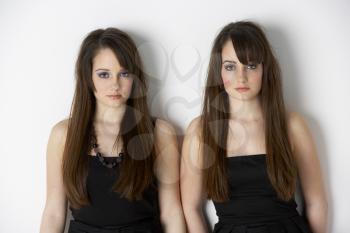 Royalty Free Photo of Twin Sisters
