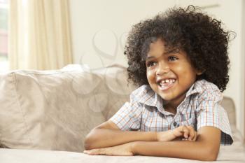 Royalty Free Photo of a Little African American Boy