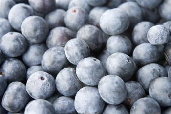 Full Frame View Of Blueberries