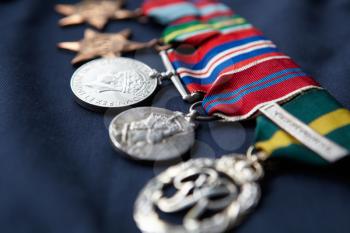 Strip of medals