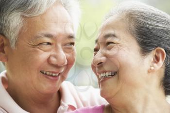 Head And Shoulders Portrait Of A Senior Chinese Couple