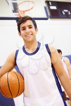 Portrait Of High School Basketball Player