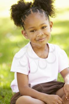 Young  girl portrait outdoors