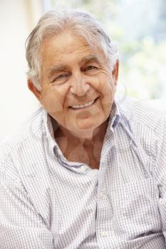 Senior Hispanic man portrait,