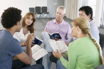 Meeting Of Bible Study Group