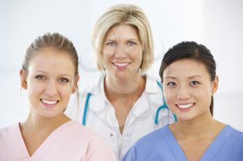 Portrait Of Female Medical Team
