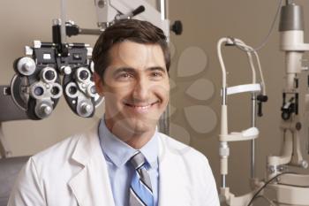 Portrait Of Optician In Surgery