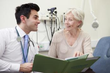 Consultant Discussing Test Results With Patient