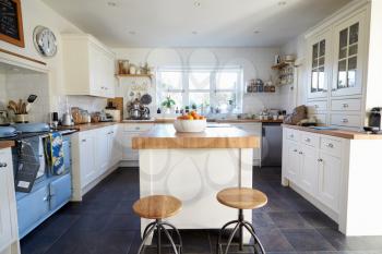 Kitchen In Contemporary Family Home