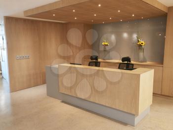 Reception Area Of Modern Office With No People