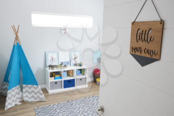 Interior Of Playroom In Stylish Contemporary Home