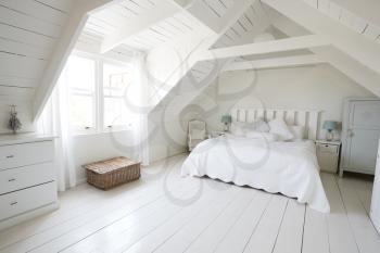 Interior View Of Beautiful Light And Airy Child's Bedroom