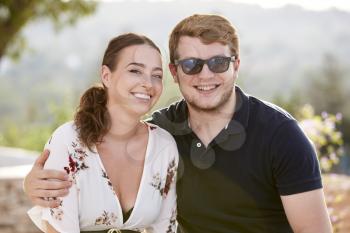 Portrait Of Romantic Young Couple On Holiday Together