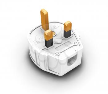 Royalty Free Clipart Image of a Plug