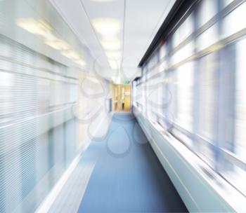 Corridor blur image