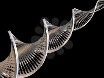 Metallic DNA strands