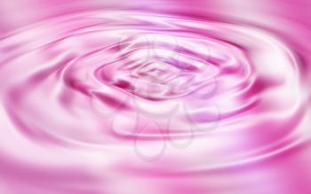 Pink water ripples
