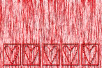 Abstract hearts background