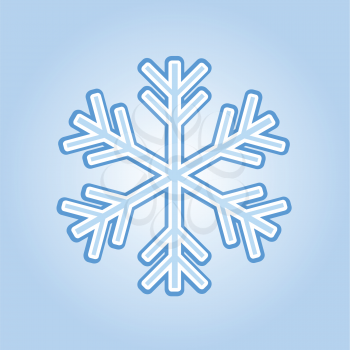 Royalty Free HD Background of a Snowflake