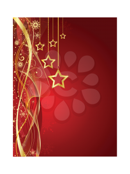 Decorative Christmas star background