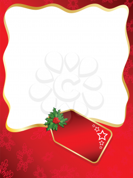 Christmas label background
