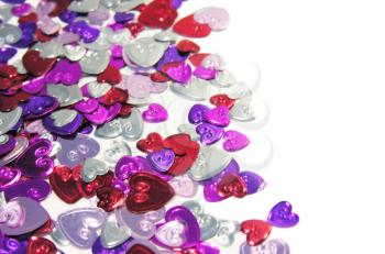 Heart shaped confetti