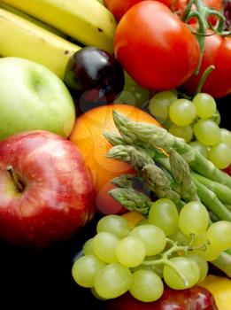 Various fruit and vegetables