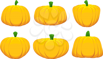 Collection of various designs of pumpkin